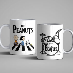 Taza "The Peanuts" (Snoopy Beatles)